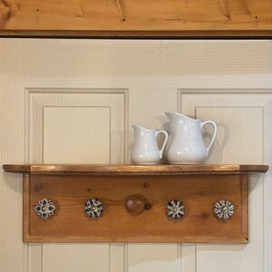 Shelf with Hanging Storage